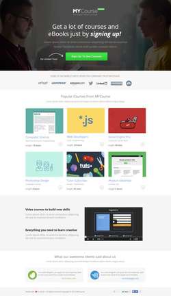 MYCourse - Pagewiz eCourse Landing Pages Pack