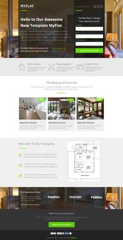 MYFLAT - Real Estate Pagewiz Template