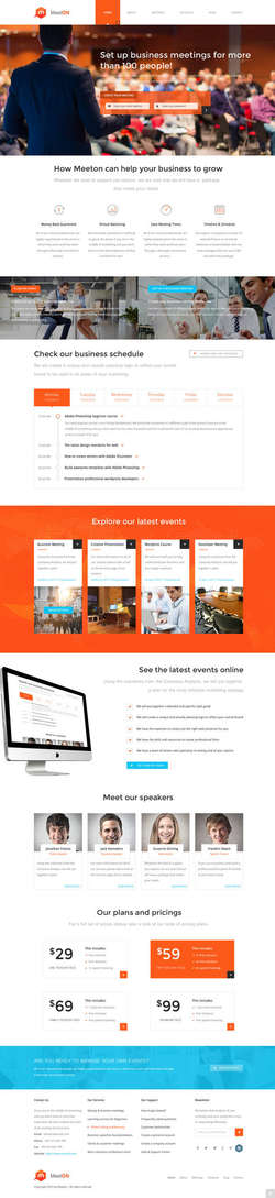 Meeton - Conference - Event WordPress Theme