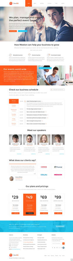 Meeton - Conference - Event WordPress Theme
