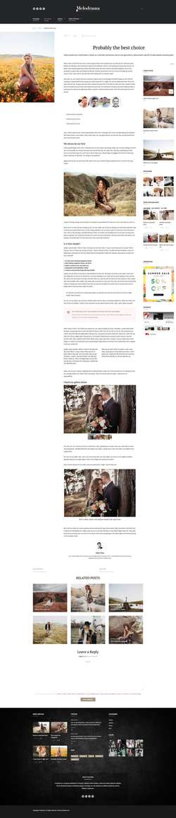 Melodrama - Clean - Stylish Magazine Theme