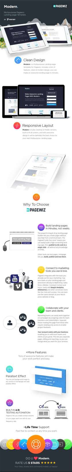 Modern - Multi-Purpose Pagewiz Template