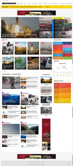 NewsFront - Blog - News - Editorial eCommerce WordPress Theme