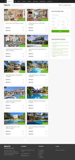Realto - WordPress Theme for Real Estate Companies
