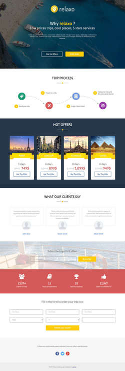 Relaxo - Pagewiz Landing Page