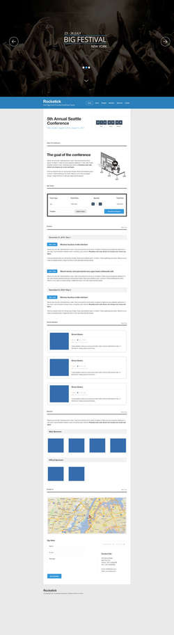 Rocketick - Responsive Events WordPress Theme