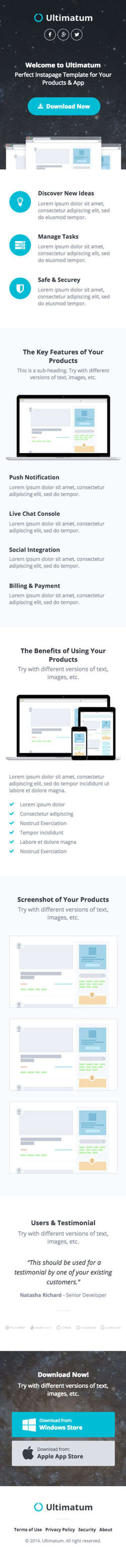 Ultimatum Pagewiz Template