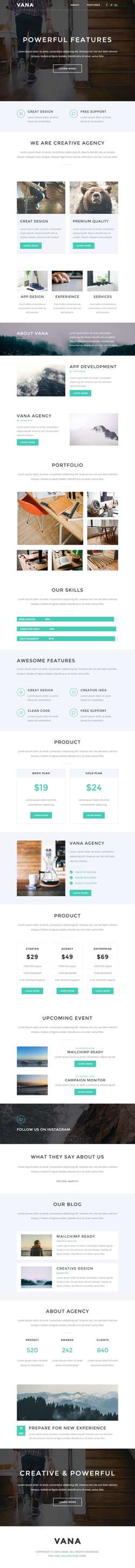 Vana - Responsive Email - StampReady Builder