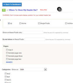 Wp Header Bar - WordPress Notification Bar