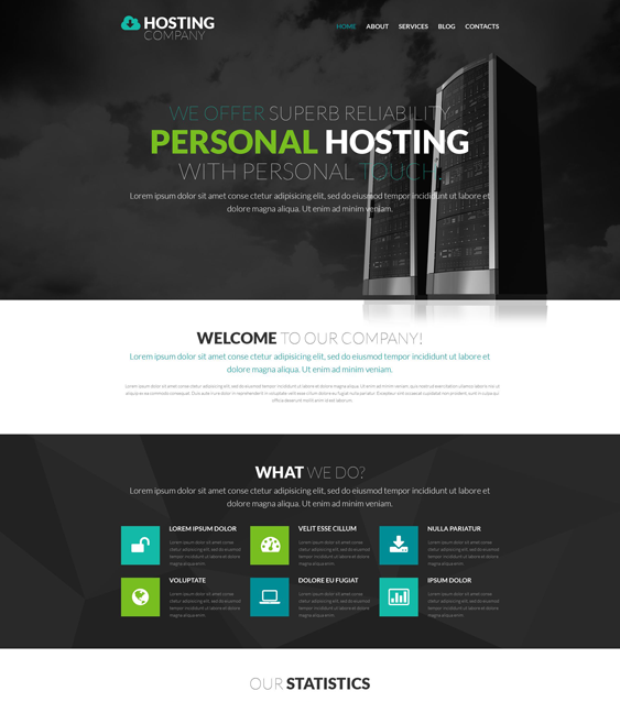web hosting wordpress themes provider