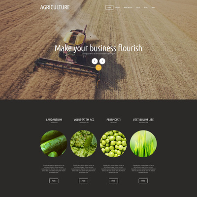 Agricultural Organization Joomla Template (Joomla theme for agriculture and farms) Item Picture