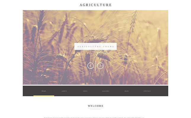 Agriculture Business WordPress Theme (farming and agricultural WordPress theme) Screenshot