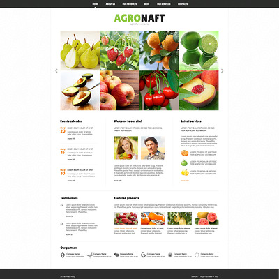 Agriculture Responsive Joomla Template (Joomla theme for agriculture and farms) Item Picture