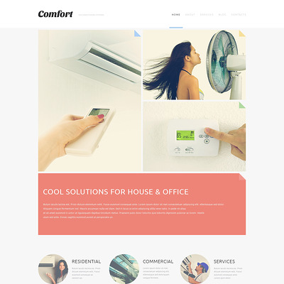Air Conditioning Systems Joomla Template (Joomla template for construction companies) Item Picture