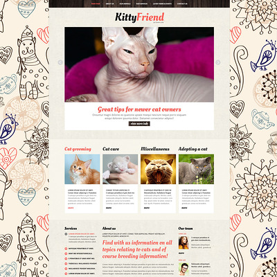 Animals Pets Joomla Template (Joomla template for websites about pets and animals) Item Picture