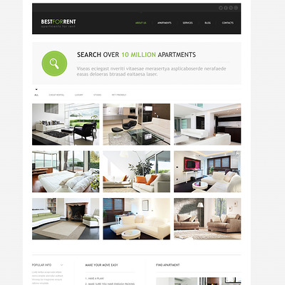 Apartments for Rent Joomla Template (Joomla theme for real estate) Item Picture