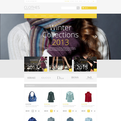 Apparel Responsive Magento Theme (Magento theme for mens and womens clothing) Item Picture