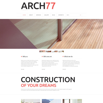 Architecture Joomla Template (Joomla template for architecture ) Item Picture