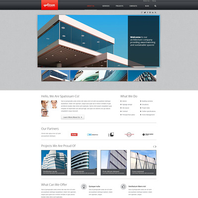 Architecture Responsive Joomla Template (Joomla template for architecture ) Item Picture