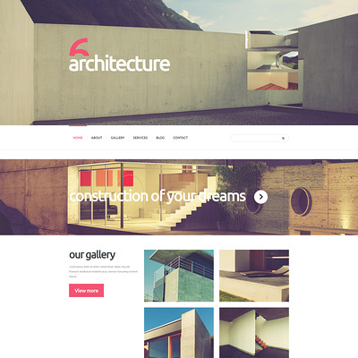Art of Building Joomla Template (Joomla template for architecture ) Item Picture