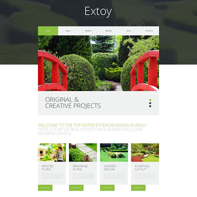 Art of Building WordPress Theme (WordPress theme for landscapers and gardeners) Item Picture