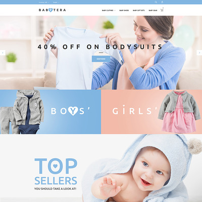 Babytera (Magento theme for kids, babies, and children) Item Picture