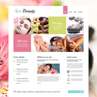 Beauty Salon Responsive Joomla Template (Joomla template for spas and beauty salons) Item Picture