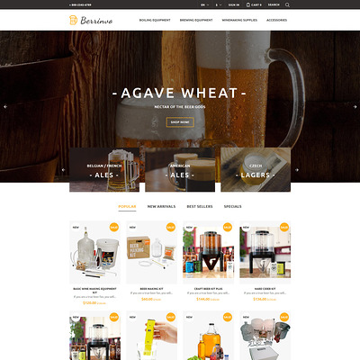 Berrinvo (PrestaShop theme for liquor, alcohol, beer, and wine stores) Item Picture