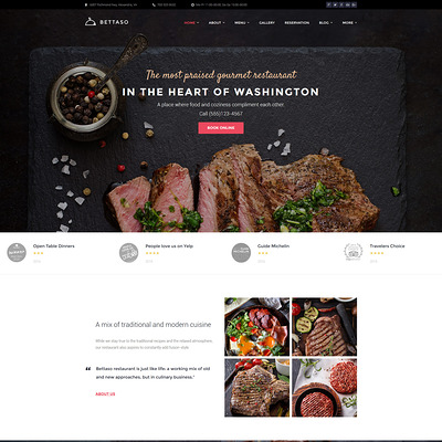 Bettaso (WordPress theme for restaurants) Item Picture