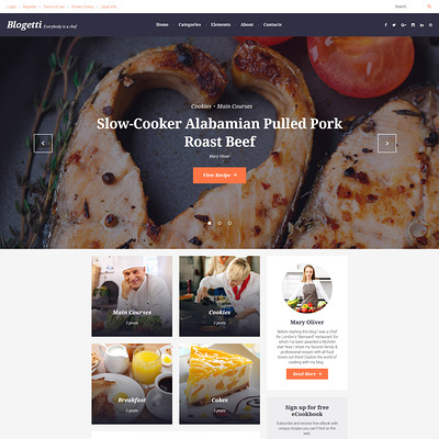 Blogetti (WordPress theme for restaurants) Item Picture