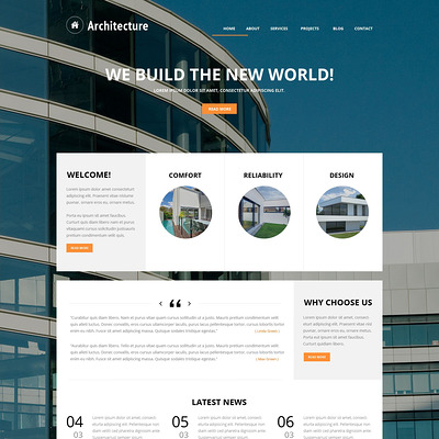 Building Art Joomla Template (Joomla template for architecture ) Item Picture