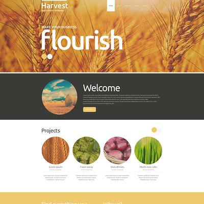 Buy Grow Harvest Team Joomla Template (Joomla theme for agriculture and farms) Item Picture