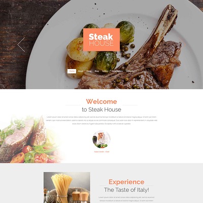 Cafe and Restaurant Drupal Template (Drupal theme for restaurants) Item Picture