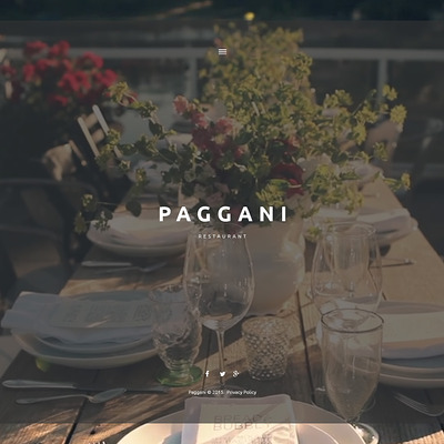 Cafe and Restaurant WordPress Theme (WordPress theme for restaurants) Item Picture