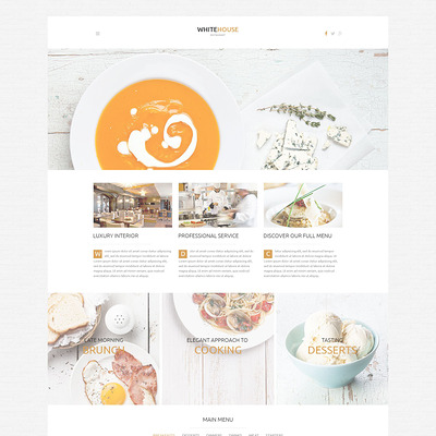 Cafe and Restaurant WordPress Theme (WordPress theme for restaurants) Item Picture
