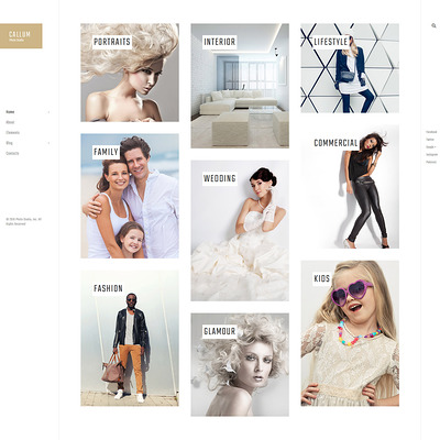 Callum (WordPress theme for wedding professionals) Item Picture