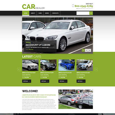 Car Dealer Joomla Template (Joomla template for car, vehicle, and automotive websites) Item Picture