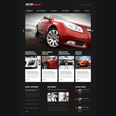 Car Repair Responsive Joomla Template (Joomla template for car, vehicle, and automotive websites) Item Picture