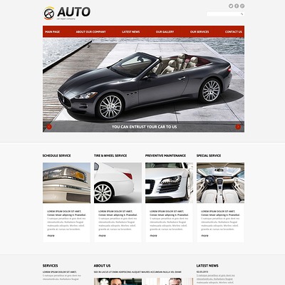Car Repair Responsive Joomla Template (Joomla template for car, vehicle, and automotive websites) Item Picture