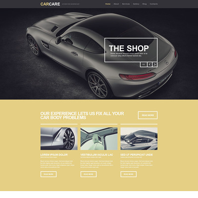 Car Repair Responsive WordPress Theme (WordPress theme for car, vehicle, and automotive websites) Item Picture
