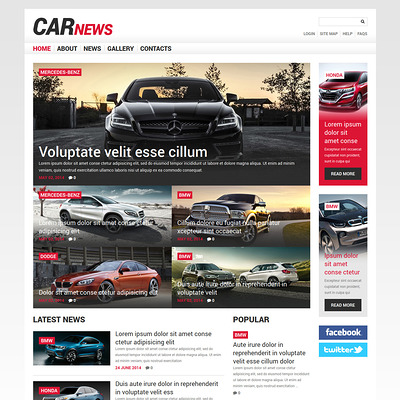 Car Responsive Joomla Template (Joomla template for car, vehicle, and automotive websites) Item Picture