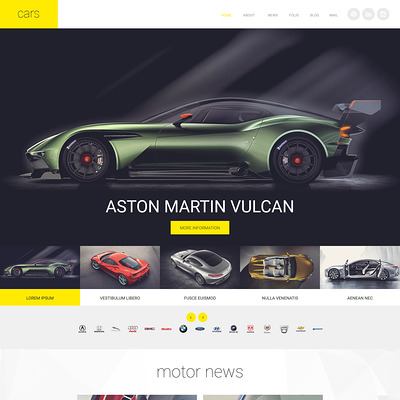 Cars Joomla Template (Joomla template for car, vehicle, and automotive websites) Item Picture