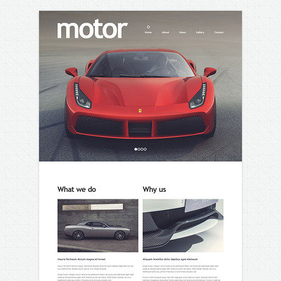Cars and Bikes Drupal Template (Drupal theme for car, vehicle, and automotive websites) Item Picture