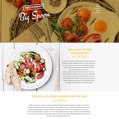 Catering Drupal Template (Drupal theme for restaurants) Item Picture