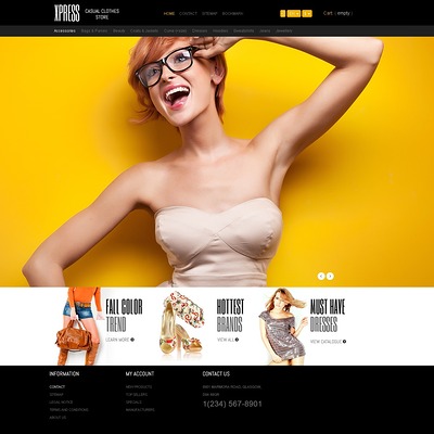 Clothing Boutique PrestaShop Theme (PrestaShop theme for womens clothing) Item Picture