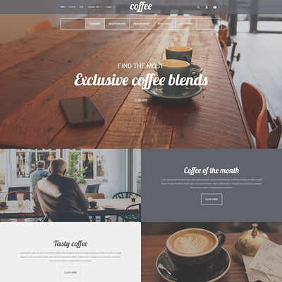 Coffee House PrestaShop Theme (PrestaShop theme for tea and coffee) Item Picture