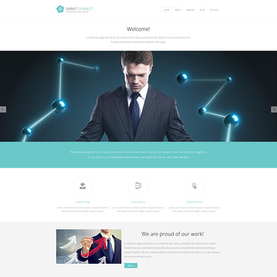 Communications Responsive Joomla Template (Joomla template for internet providers and communications companies) Item Picture