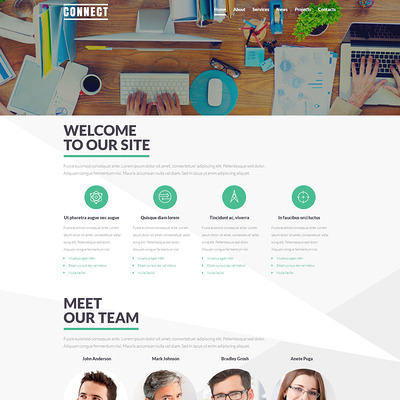Communications Service Theme Joomla Template (Joomla template for internet providers and communications companies) Item Picture