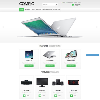 Computer Hardware Shopify Theme (Shopify theme for electronics stores) Item Picture