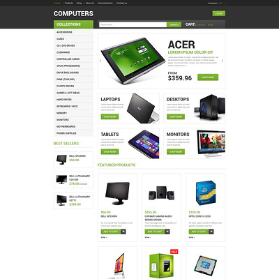 Computer Store Responsive Shopify Theme (Shopify theme for electronics stores) Item Picture